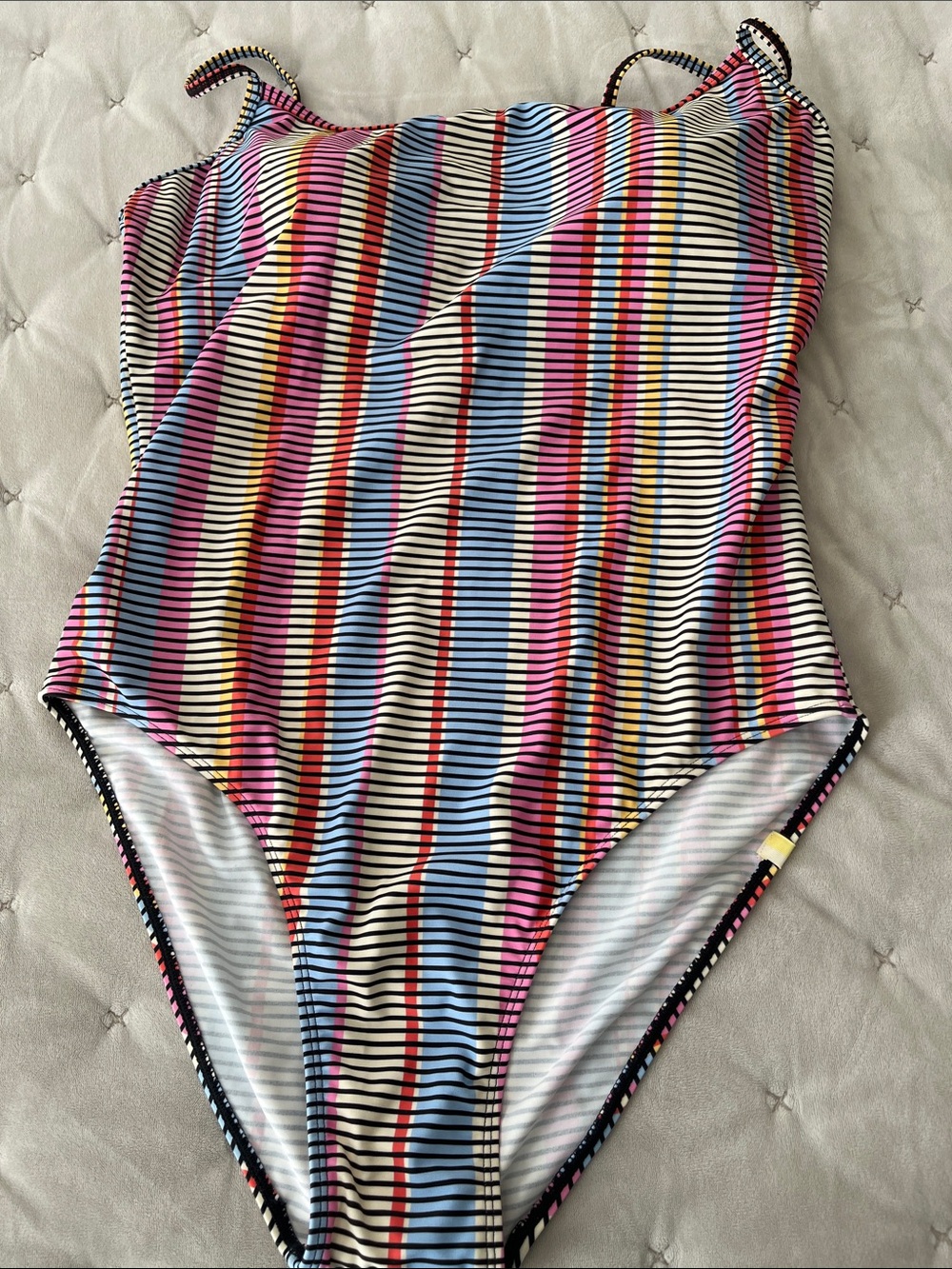summersalt Multicolor Vertical Stripe One-Piece Swimsuit